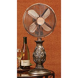 Deco Breeze DBF0277 Fleur De Lis 10-inch Buffet Fan