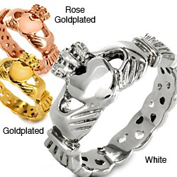 Stainless Steel Women's Claddagh Ring