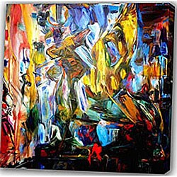 Abstract 'Dance' Canvas Art