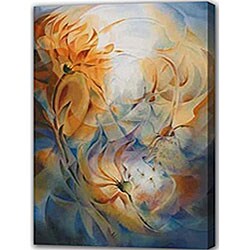 Abstract 'Flower' Canvas Art