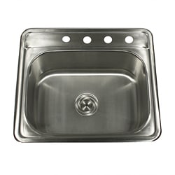 Highpoint Collection Stainless Steel Rectanglar Kitchen Sink