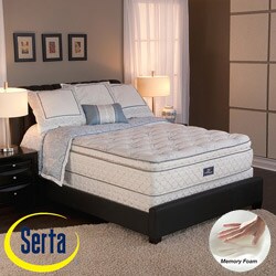 Serta Perfect Sleeper Conviction Super Pillowtop Cal King-size Mattress and Box Spring Set