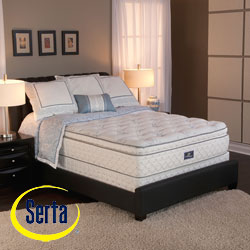 Serta Perfect Sleeper Conviction Super Pillowtop Split Queen-size Mattress and Box Spring Set