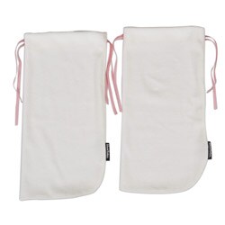ShoeTotes White Laminate Fabric Shoe Bag