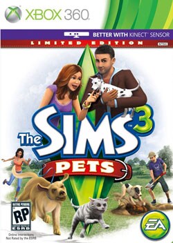 Xbox 360 - The Sims 3 Pets - By Electronic Arts