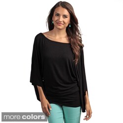 Elan Women's Dolman Sleeve Oversized Top