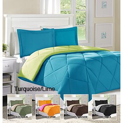 Home Essence Columbine Twin-size Down Alternative Comforter and Sham Set