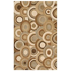 Hand-tufted Wool/ Artificial Silk Rug (5' x 8')