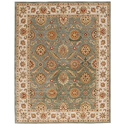 Hand-tufted Calinesto Green Wool Rug (10' x 14')