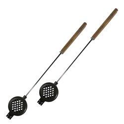 Buffalo Tools Cast Iron Round Pie Iron
