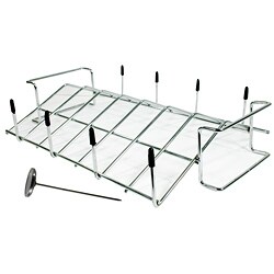 Buffalo Tools BBQ Roasting Rack with Thermometer