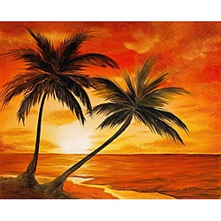 Nicole Ricca 'St Thomas Ending' Gallery-wrapped Canvas Wall Art