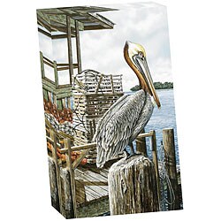James Harris 'Pelican Dock' Gallery-wrapped Canvas Art 