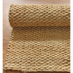 Handmade Luna Natural Jute Rug (8' x 10')