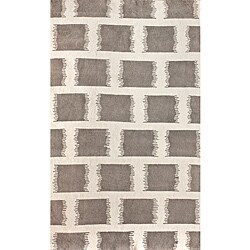 Hand-knotted Luna Napalese New Zealand Wool Rug (5' x 8')