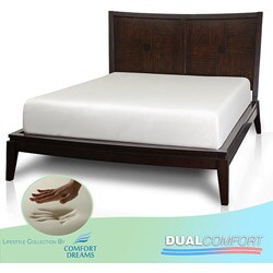 Comfort Dreams Dual Comfort 12-inch King-size Memory Foam Mattress