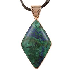 Southwest Moon Copper Arizona Chrysocolla Necklace