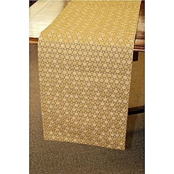 Gold Italian 70-inch Woven Table Runner
