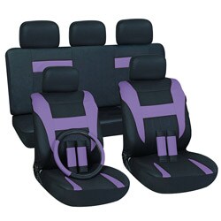 Purple 16-piece Car Seat Cover Set