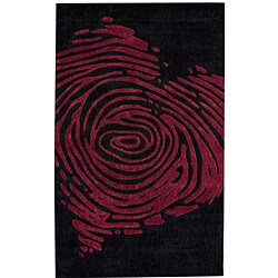 Handmade Alexa Pino Heart Rug (7'6 x 9'6) (Set of 2)