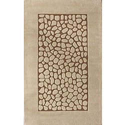 Handmade Alexa Pebble Wool Rugs (3'6 x 5'6) (Set of 2)