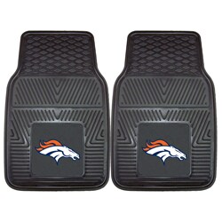 Fanmats Denver Broncos 2-piece Vinyl Car Mats