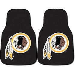 Fanmats Washington Redskins 2-piece Carpeted Nylon Car Mats