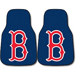 Fanmats Boston Red Sox 2-piece Carpeted Nylon Car Mats