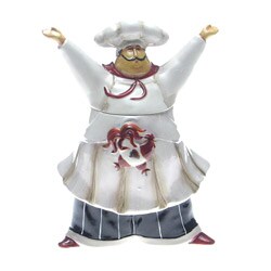 Certified International International Chefs 3-D Cookie Jar