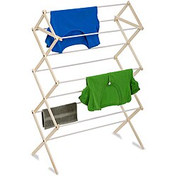 Honey Can Do DRY-01168 Medium Wooden Drying Rack