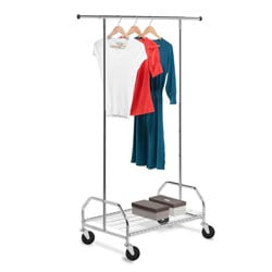Honey Can Do GAR-01506 Rolling Garment Rack