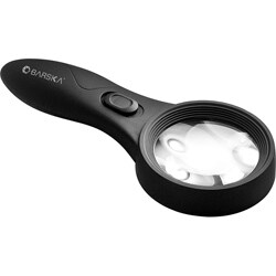 Barska 65mm 4x Handheld Magnifier with Light