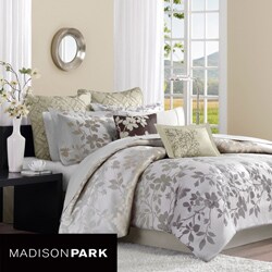 Madison Park Charlotte Full/Queen-size 7-piece Duvet Cover Set