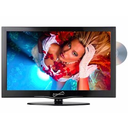 Supersonic SC-1912 19" Widescreen LED HDTV w/ Built-In DVD Player