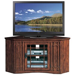 46-inch Mission Oak Corner TV Console