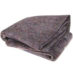 Soft Nylon Felt 72' x 80' Textile Moving Blankets (Pack of Three)