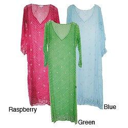 Hand-painted Bathing Suit Cover-up (India)