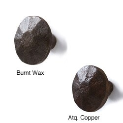 Set of 6 Recycled Iron Olivia Knobs (India)