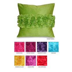  Melissa Microplush Ruffle Pillow
