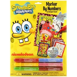 Giddy Up SpongeBob SquarePants Marker by Number Poster Set
