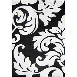 Horizon Hand-tufted Sabrina Damask Rug (4' x 6')