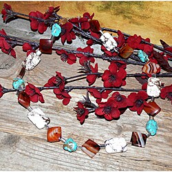 Susen Foster Silverplated Life Changes Multi-gemstone Necklace