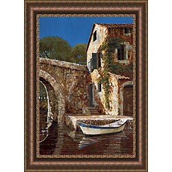 Gilles Archambault 'Climbing Roses' Framed Print Art