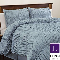 Lush Decor Blue Venetian 4-piece Full-size Comforter Set