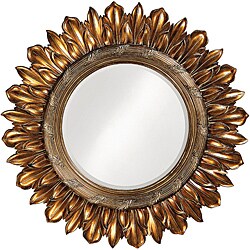 Tibet Antique Bronze Sunflower Mirror