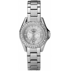 Fossil Women's Mini 'Riley' Crystal Glitz Stainless Steel Watch