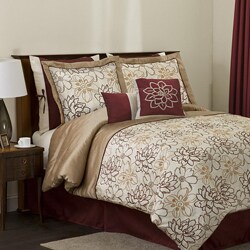 Lush Decor Florino 8-piece Full-size Comforter Set
