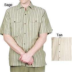 Men's Hemp and Cotton 2-pocket Shirt (Nepal)