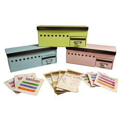 EGI Blue Faux Leather Ribbon Box Kit 