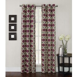 Geometric 95-inch Conspiracy Curtain Panel